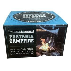 Endless Summer Portable Campfire Camping Beach Picnics Outdoor Fun S’mores